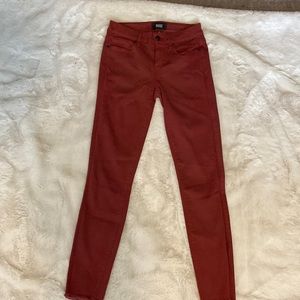 PAIGE Verdugo Ankle Skinny Raw Hem Jeans Size 26